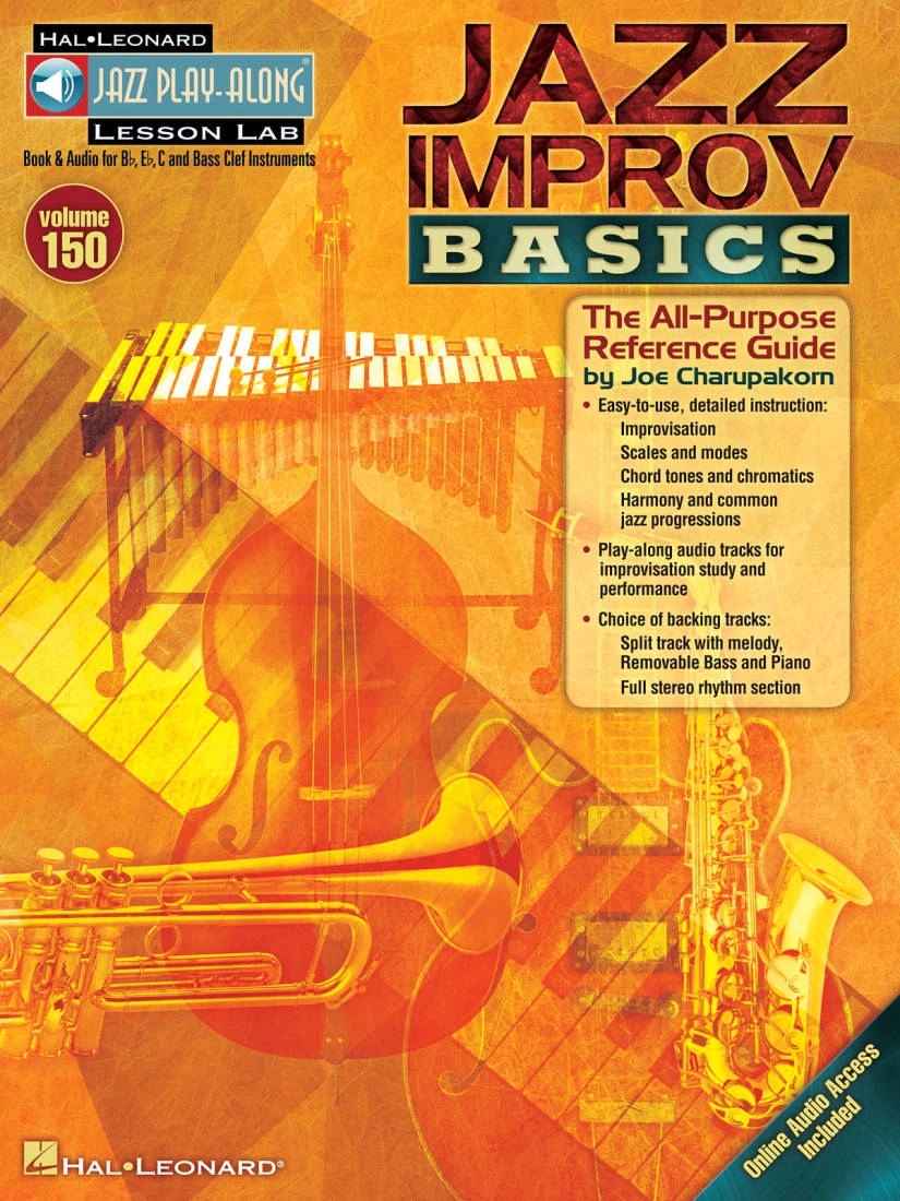 Jazz Improv Basics: Jazz Play-Along, Vol. 150 - Book/Audio Online