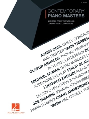 Hal Leonard - Contemporary Piano Masters: 40 Pieces from the Worlds Leading Piano Composers - Piano - Book