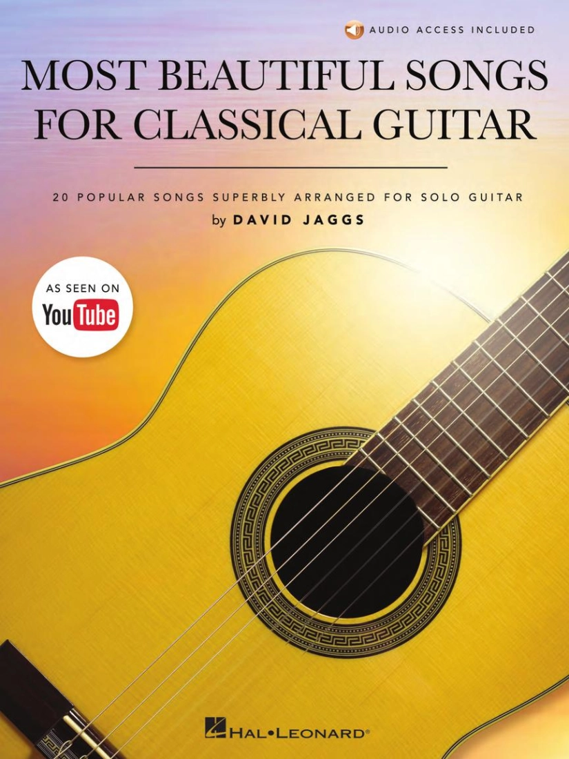 Most Beautiful Songs for Classical Guitar - Jaggs - Guitar - Book/Audio Online