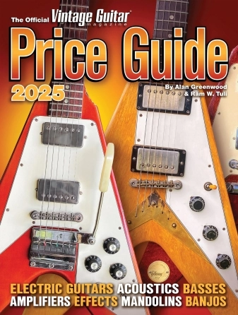 The Official Vintage Guitar Magazine Price Guide 2025 - Greenwood/Tuli - Guitar - Book