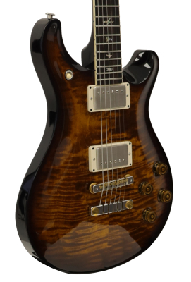 McCarty 594 Electric Guitar with Hardshell Case - Black Gold Wraparound Burst