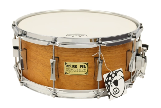 Pork Pie Percussion - 6.5x15 Mahogany Snare Drum