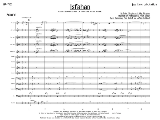 Isfahan (from the Far East Suite) - Strayhorn - Jazz Ensemble - Gr. Medium