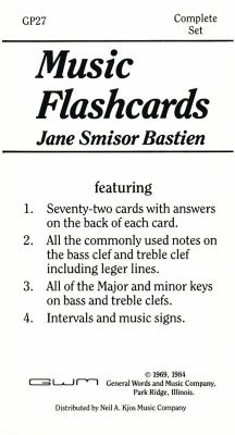 Kjos Music - Bastien Music Flashcards