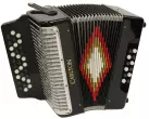 Carlton - Diatonic Accordion G\/C\/F - Black