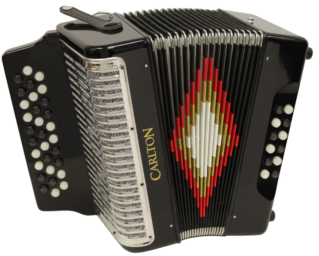 Diatonic Accordion G/C/F - Black