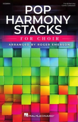 Hal Leonard - Pop Harmony Stacks for Choir - Emerson - Performance Kit (10-pack) - Books/Audio Online