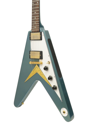 Gibson Custom Shop 1958 Korina Flying V VOS - Pelham Blue