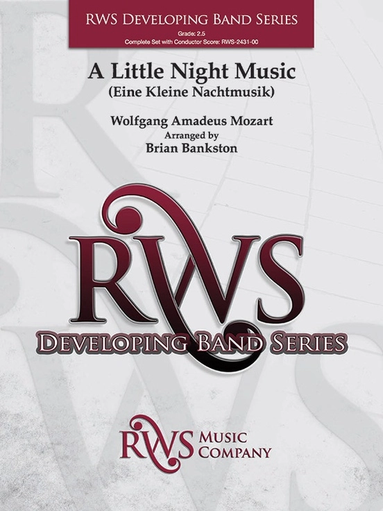 A Little Night Music (Eine Kleine Nachtmusik) - Mozart/Bankston - Concert Band - Gr. 2.5