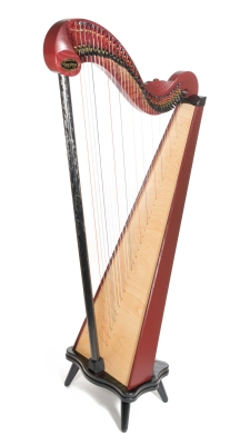 Dusty Strings - Serrana 34-String Harp with Full Loveland Levers and Stand