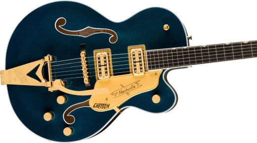 Nashville Hollow Body with String-Thru Bigsby and Gold Hardware, Ebony Fingerboard - Midnight Sapphire