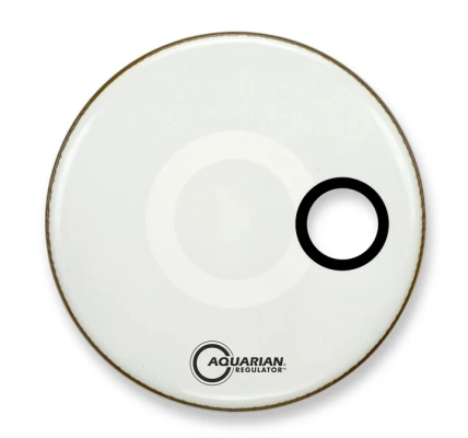 Super Kick II and Regulator Drumhead Pack, White - 20\'\'