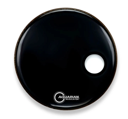 Super Kick II and Regulator Drumhead Pack, Black - 22\'\'