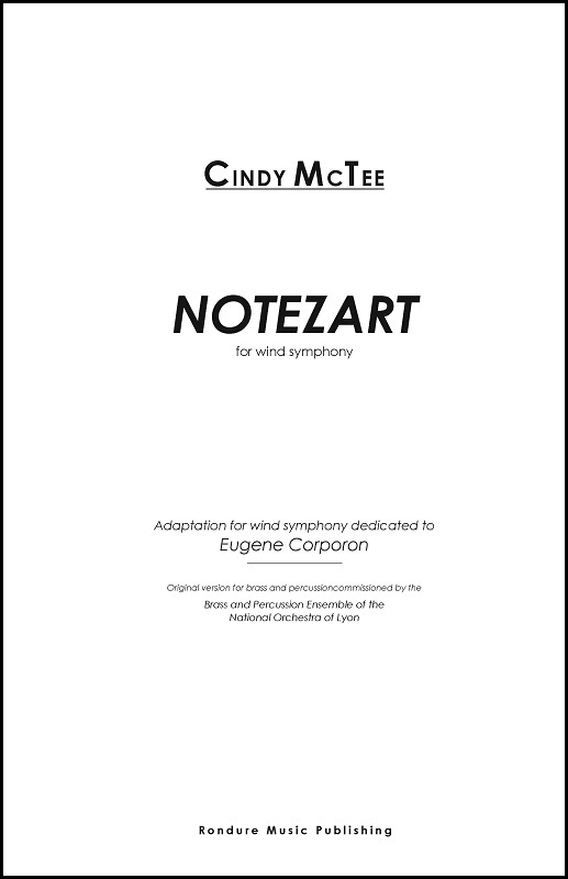 Notezart - McTee - Concert Band