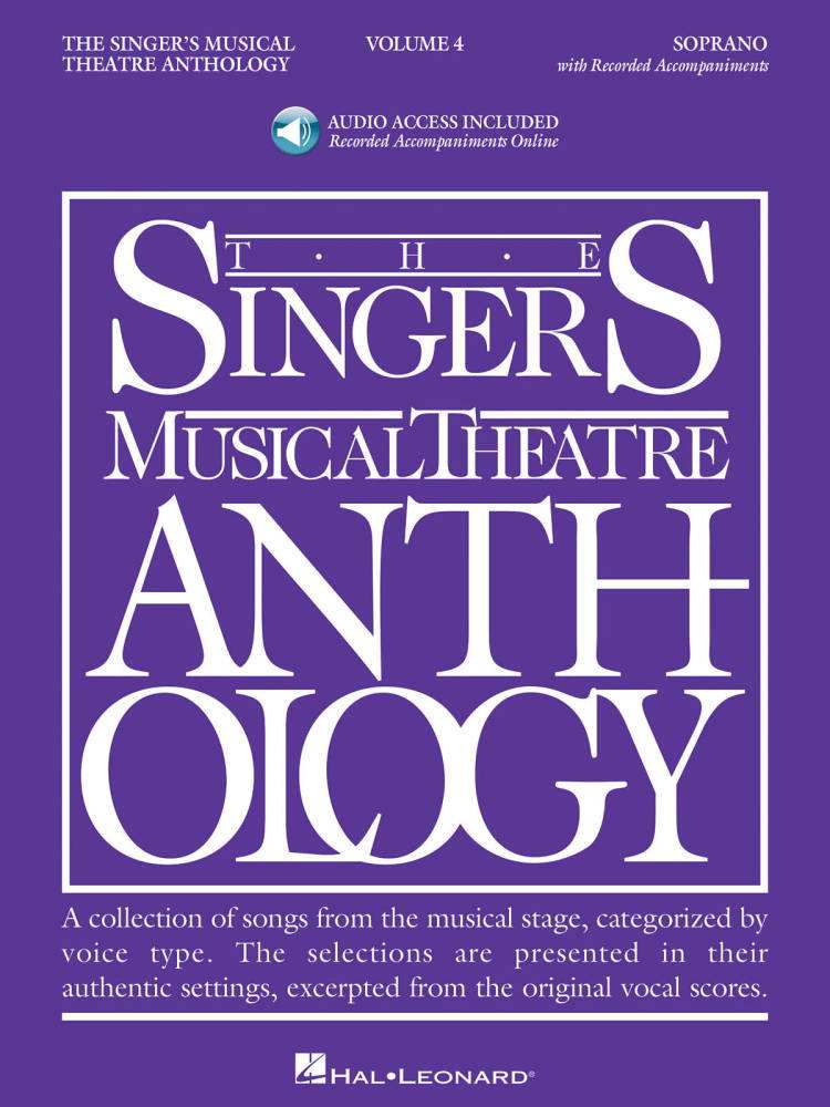 The Singer\'s Musical Theatre Anthology Volume 4 - Walters - Soprano Voice - Book/Audio Online