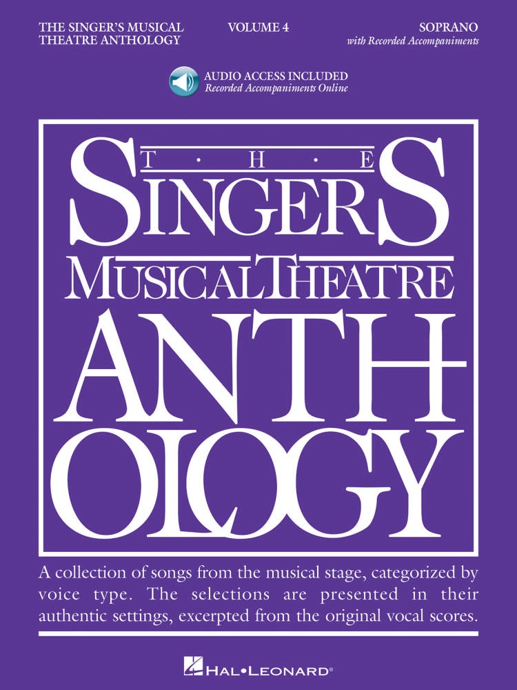 The Singer\'s Musical Theatre Anthology Volume 4 - Walters - Soprano Voice - Book/Audio Online