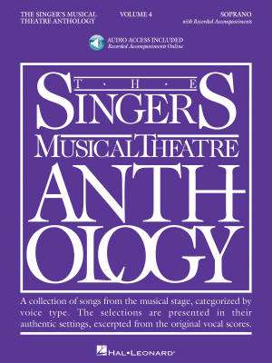 The Singer\'s Musical Theatre Anthology Volume 4 - Walters - Soprano Voice - Book/Audio Online