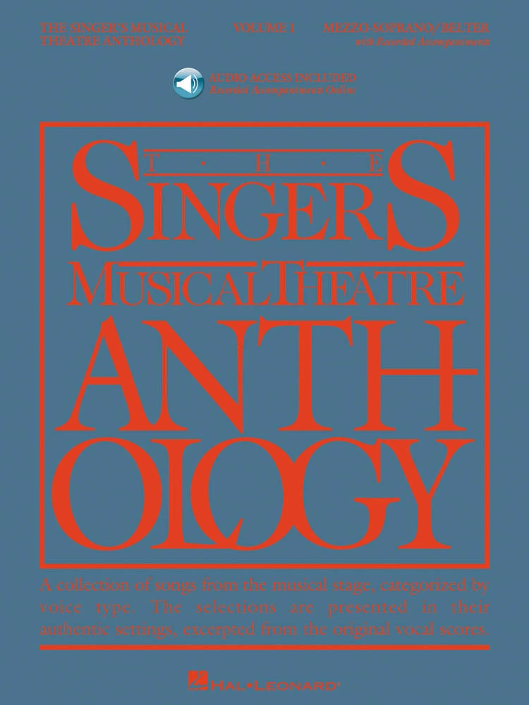 The Singer\'s Musical Theatre Anthology Volume 1 - Walters - Mezzo-Soprano/Belter Voice - Book/Audio Online