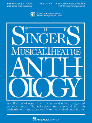 The Singer\'s Musical Theatre Anthology Volume 4 - Walters - Mezzo-Soprano/Belter Voice - Book/Audio Online