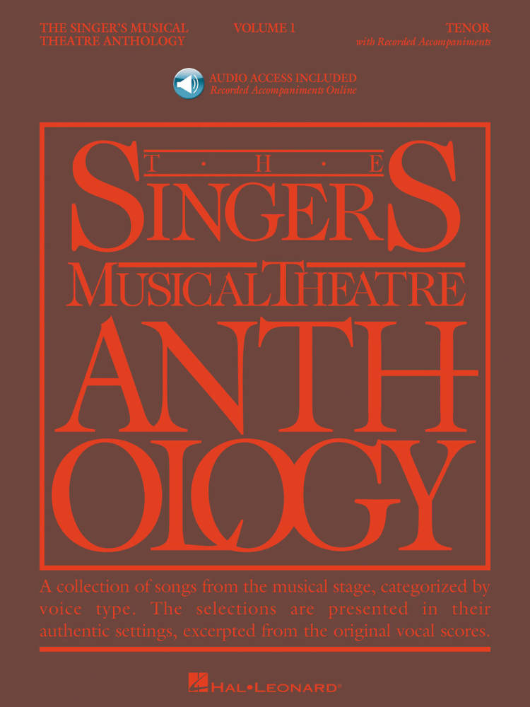 The Singer\'s Musical Theatre Anthology Volume 1 - Walters - Tenor Voice - Book/Audio Online