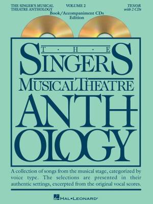 The Singer\'s Musical Theatre Anthology Volume 2 - Walters - Tenor Voice - Book/2 CDs