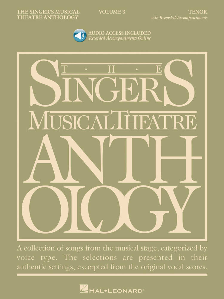 The Singer\'s Musical Theatre Anthology Volume 3 - Walters - Tenor Voice - Book/Audio Online