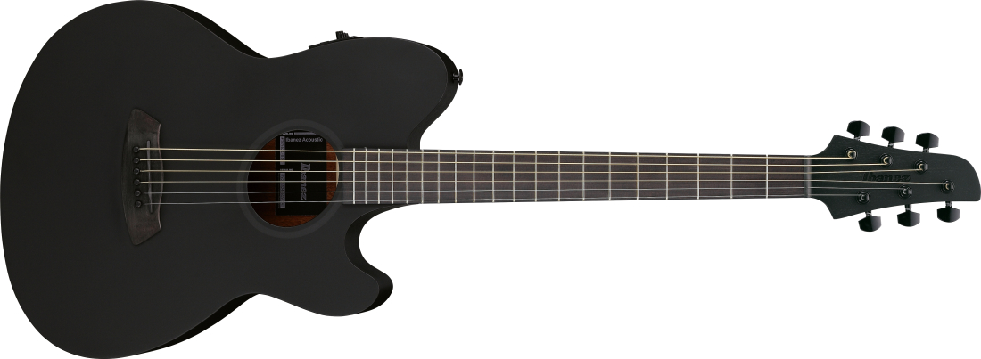 TCY621 Talman Double Cutaway Acoustic/Electric Guitar - Black Out