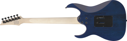 RG450QM Quilted Maple Electric Guitar with Black Hardware - Sapphire Blue