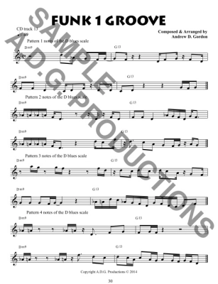 The Blues Scale for Flute - Gordon - Flute - Book/Audio Online