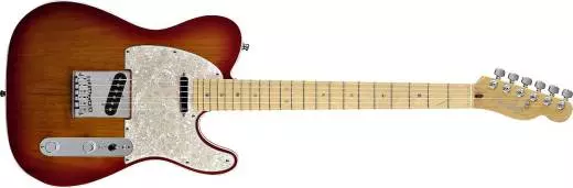 American Deluxe Telecaster - Maple Neck in Aged Cherry Burst