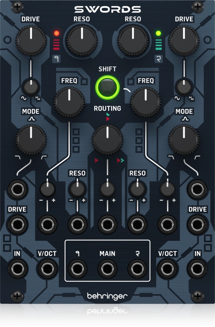 Swords Dual Analog Multi-Mode Filter for Eurorack