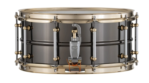 Limited Edition SensiTone 6.5x14\'\' Black Nickel/Brass Snare Drum