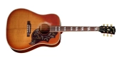"Gibson Custom Shop - 1960 Hummingbird Heavy Aged Acoustic Guitar with Hardshell Case - Washed Cherry Sunburst"