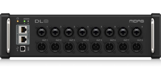 Midas - PoE-Powered 8 Input/Output Stage Box with Midas PRO Microphone Preamplifiers