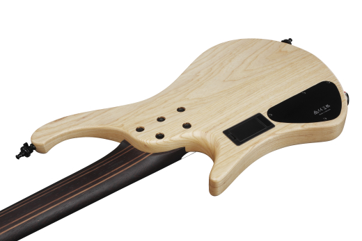 ベース Ibanez ehb1065MS Ibanez EHB Ergonomic Headless 5-String Bass With Gigbag - Natural Flat
