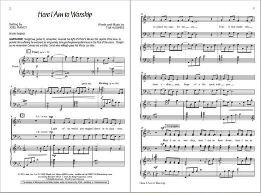We Remember Calvary (Cantata) - Raney - SATB
