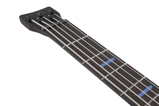 EHB Ergonomic Headless 5-String Bass with Gigbag - Midnight Arctic Ocean Matte