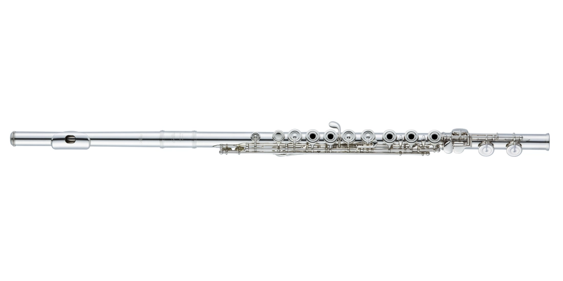 A10 Sterling Silver Flute with Open Hole, Inline G, C Foot and S Headjoint