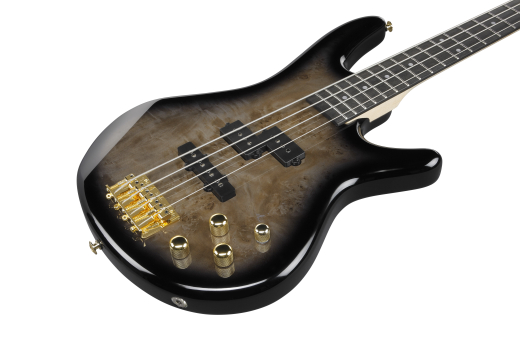 Gio SR 4-String Electric Bass - Transparent Pale Black Burst