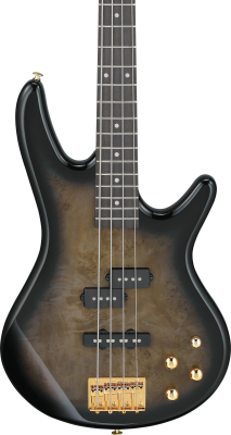 Gio SR 4-String Electric Bass - Transparent Pale Black Burst