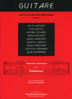 Chant de mon pays - Plus belles melodies - Guitar TAB - Book