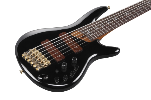 SR Prestige 6-String Electric Bass with Hardshell Case - Black