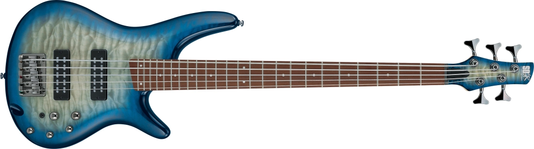 SR Standard 5-String Electric Bass - Stained Cosmic Blue Starburst