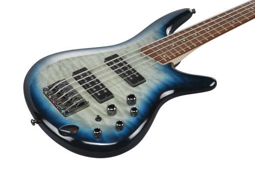 SR Standard 5-String Electric Bass - Stained Cosmic Blue Starburst