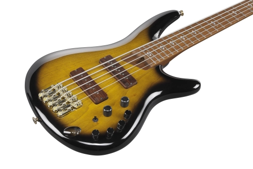 SR Prestige 5-String Electric Bass with Hardshell Case - Desert Sunset Burst