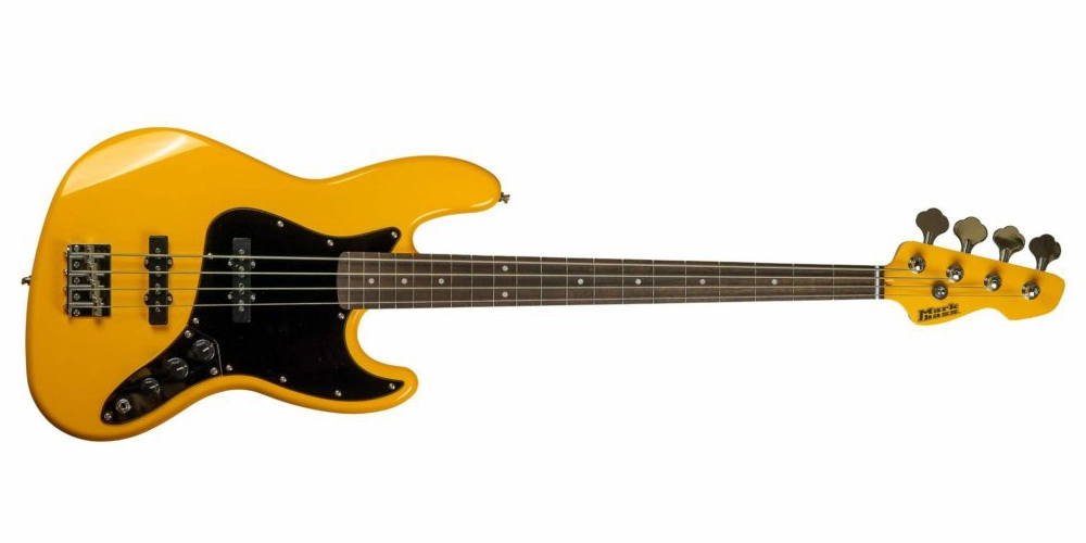 MB Yellow JB 4-String Bass Guitar with Gigbag