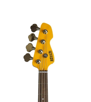 MB Yellow JB 4-String Bass Guitar with Gigbag