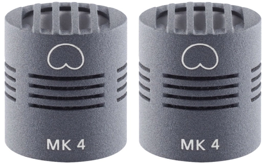 Schoeps - MK 4 Microphone Capsule - Matte Gray (Matched Pair)