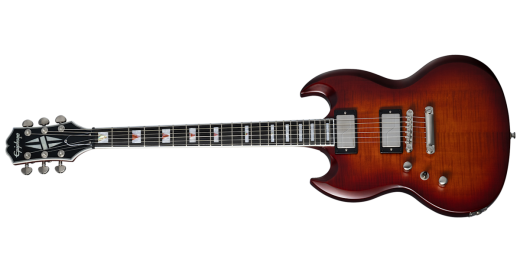 Epiphone - SG Prophecy Electric Guitar with Gigbag - Aged Bengal Tiger Burst (Left Handed)