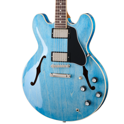ES-335 Electric Guitar with Hardshell Case - Ocean Blue
